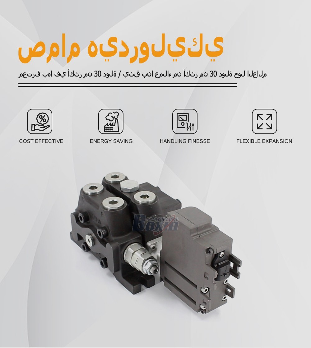 Reliable DCV100EMA-OT 1 Spool Sectional Directional Valve for Mobile and Industrial Hydraulics
